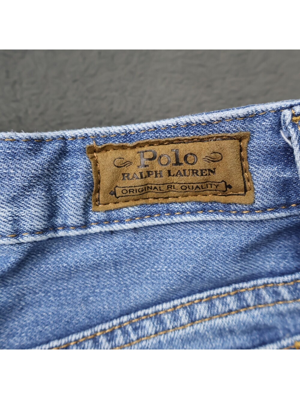 Polo Ralph Lauren Girls Denim Shorts with Colorful Side Labels - Picture 6 of 12